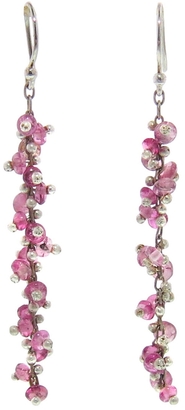 Ten Thousand Things Pink Tourmaline Spiral Cluster Earrings