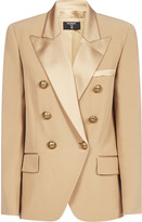 Thumbnail for your product : Balmain Double-breasted Oversized Cady Blazer