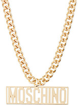 Thumbnail for your product : Moschino Logo necklace