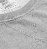 Thumbnail for your product : Kent & Curwen AppliquÃ©d DÃ©gradÃ© Loopback Cotton-Jersey Sweatshirt