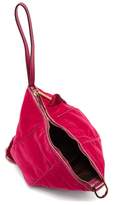 Thumbnail for your product : Hillier Bartley Lantern Fringed Velvet Clutch - Womens - Pink