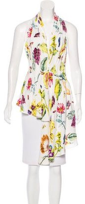 Adam Lippes Floral Print Sleeveless Top w/ Tags
