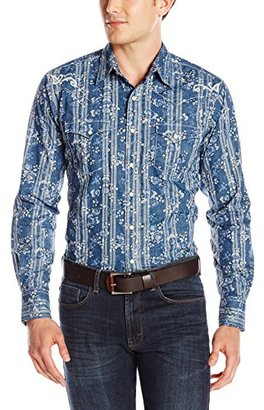 Wrangler Men's Rock 47 Long Sleeve Woven Button Shirt