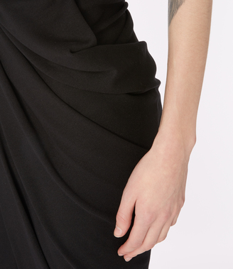 Vivienne Westwood Anglomania Black Vian Dress Size XL