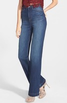 Thumbnail for your product : Dittos High Waisted Wide Leg Jeans (Blue)