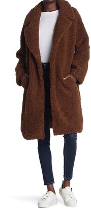Lucky Brand Faux Shearling Mid Jacket