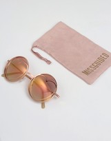 Thumbnail for your product : Missguided Rainbow Heart Sunglasses