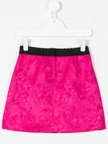 Thumbnail for your product : Dolce & Gabbana Kids Zambia rose print skirt