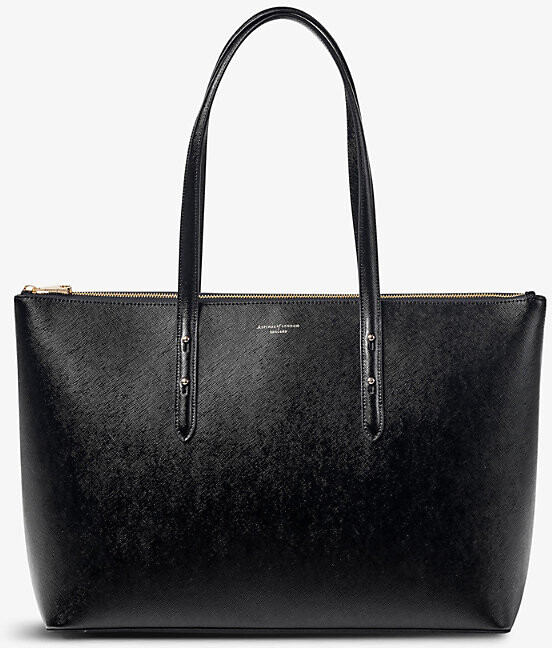 Aspinal of London Midi Leather London Tote Bag - ShopStyle