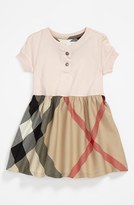 Thumbnail for your product : Burberry Short Sleeve Cotton Dress (Baby Girls)