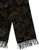 Thumbnail for your product : Loro Piana Floral Pattern Flannel Scarf