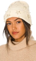 Lele Sadoughi Pearl Snowflake Beanie