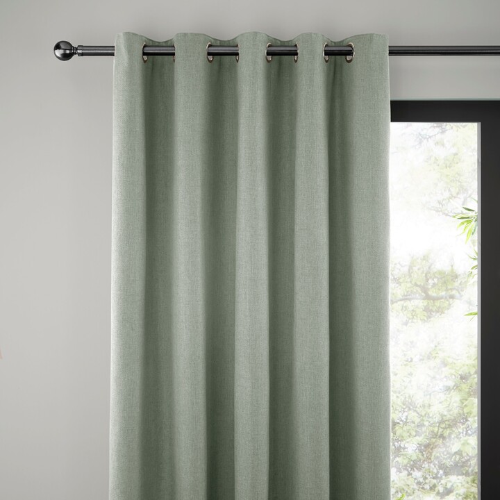 Dunelm Jennings Sage Eyelet Curtains Sage ShopStyle
