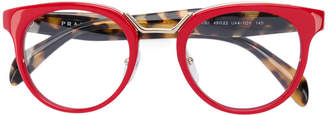 Prada Eyewear round frame glasses