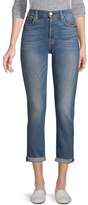 Thumbnail for your product : 7 For All Mankind Josefina High-Waist Rolled Hem Jeans