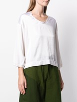 Thumbnail for your product : Kristensen Du Nord Boxy Round Neck Blouse