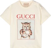 Thumbnail for your product : Gucci Children Baby Cat-print T-shirt