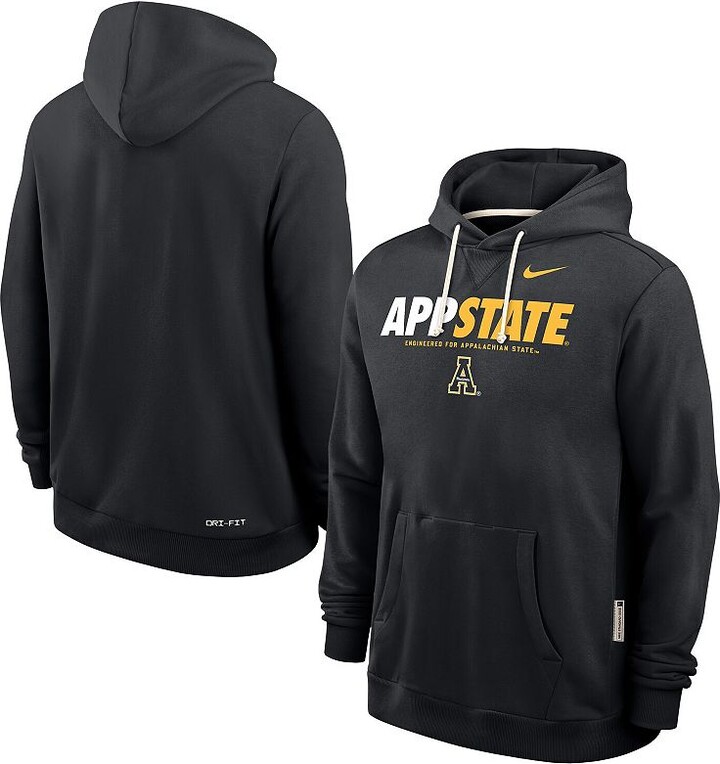 Men's Nike Black Appalachian State Mountaineers 2025 Sideline Dri-FIT Hoodie