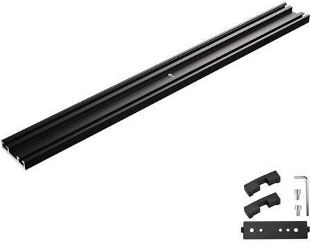 Yescom USA, Inc. Yescom Monitor Holding Pole Dual Monitor Arm for PC Mobile Cart Medical Trolley Cart Black