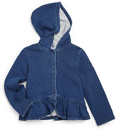 Thumbnail for your product : Splendid Toddler's & Little Girl's Ruffled Denim Hoodie