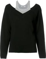 T By Alexander Wang jumper with inner tank
