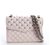 Thumbnail for your product : Rebecca Minkoff pale pink quilted leather 'Mini Affair' shoulder bag