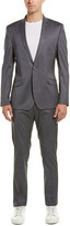 Thumbnail for your product : Kenneth Cole Reaction Skinny Fit Suit With Flat Front Pant