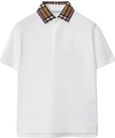 Burberry Children Vintage Check Short-Sleeved Polo Shirt
