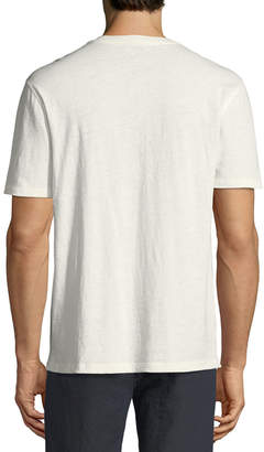 Vince Cotton/Linen V-Neck T-Shirt