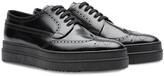 Thumbnail for your product : Prada Leather platform derby shoes