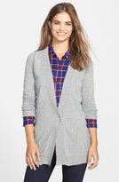 Thumbnail for your product : Sweet Romeo Two-Pocket V-Neck Cardigan