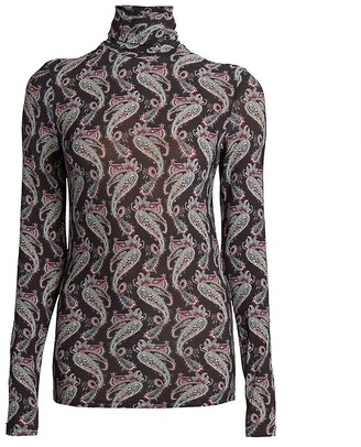 paisley turtleneck