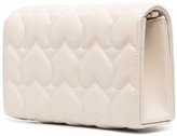 Thumbnail for your product : Love Moschino Heart Quilted Faux Leather Crossbody Bag