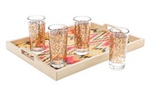 Thumbnail for your product : Zuzu Gift Boutique Flame Tray & Glass Set
