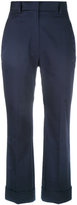 Jil Sander - pantalon crop - women - coton/Spandex/Elasthanne - 36