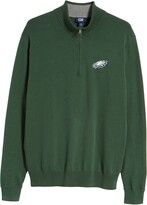 Thumbnail for your product : Cutter & Buck Philadelphia Eagles - Lakemont Regular Fit Quarter Zip Sweater