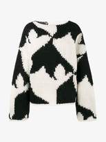 Thumbnail for your product : Dries Van Noten tano geometric oversized sweater