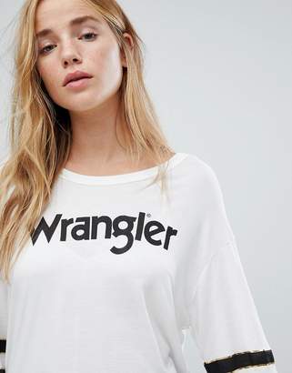 Wrangler Logo T Shirt with Taping