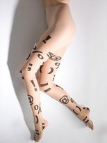Thumbnail for your product : American Apparel Sheer Luxe Punctuation Pantyhose