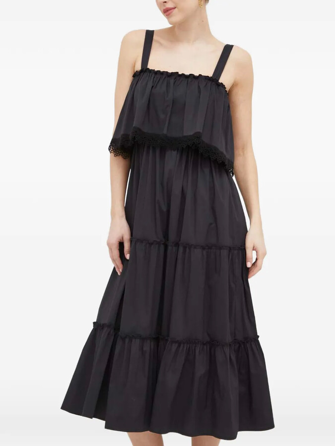 Liu Jo Ruffled Midi Dress