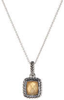 Thumbnail for your product : Tag Heuer FINE JEWELLERY Sterling Silver and Quartz Doublet Pendant Necklace