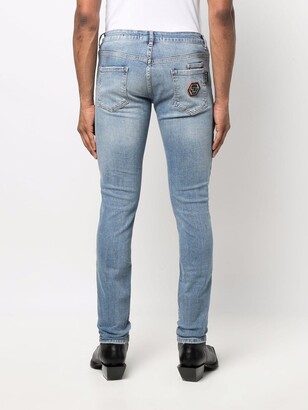 Philipp Plein Low-Rise Skinny Jeans