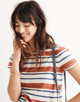 Thumbnail for your product : Madewell Hi-Fi Shrunken Tee in Mary-Lou Stripe