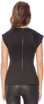 Thumbnail for your product : Rebecca Taylor Modern Stretch V Neck Top