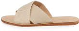 Thumbnail for your product : Rag & Bone Keaton Flat Crisscross Canvas Slide Sandal, Neutral