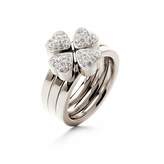 Thumbnail for your product : Folli Follie Heart4Heart Ring