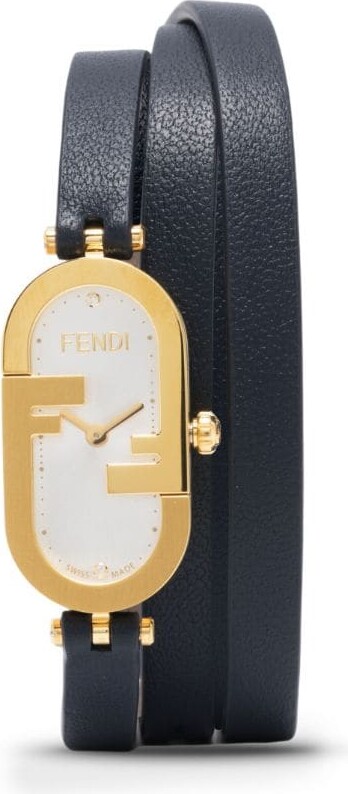 【Fendi】「O'Lock」ウォッチ Fendi O'Lock Horizontal Oval Bracelet Watch with Diamonds