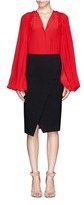 Thumbnail for your product : Nobrand Givenchy ruffle balloon sleeve top