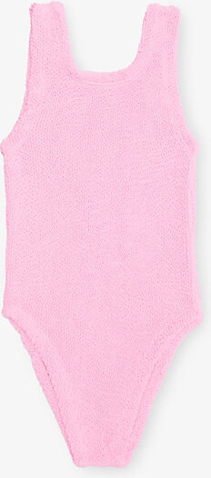 Hunza G Lilac Classic Curved-Neck Swimsuit 3-6 Years 3-6 Years