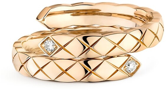 Chanel's Coco Crush Toi et Moi platinum, rose gold, and diamond ring